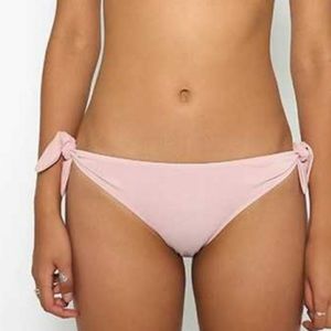 Lioness Side Tie Bikini Bottoms in Blush